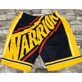 Homme Golden State Warriors Shorts à poche M001 Swingman
